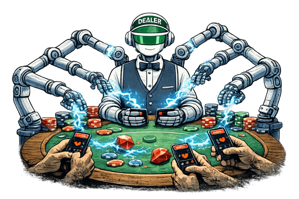 RbPkr Virtual Poker Dealer Visualization